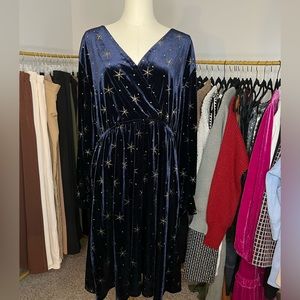 Bloomchic Celestial Velvet Dress